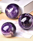 Natural Dream Amethyst Ball Polished Globe Home Decor