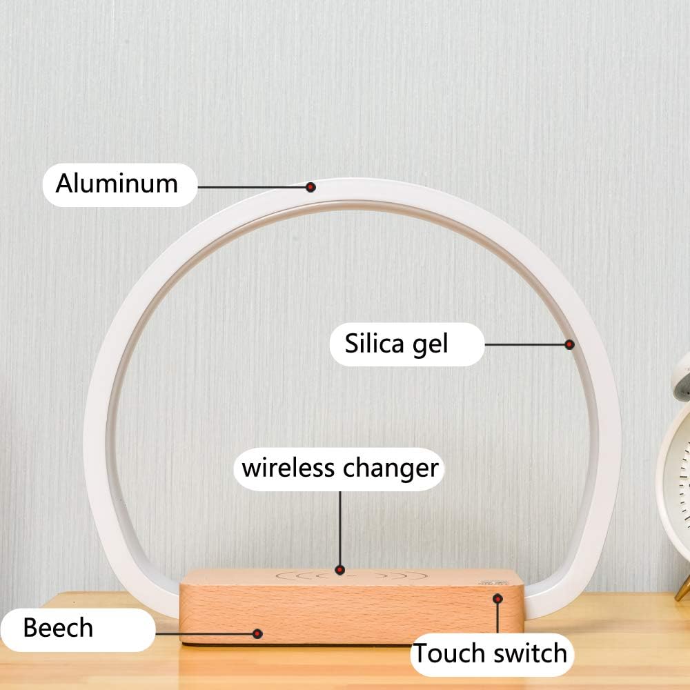 Reading Table Lamp With Wireless Charging