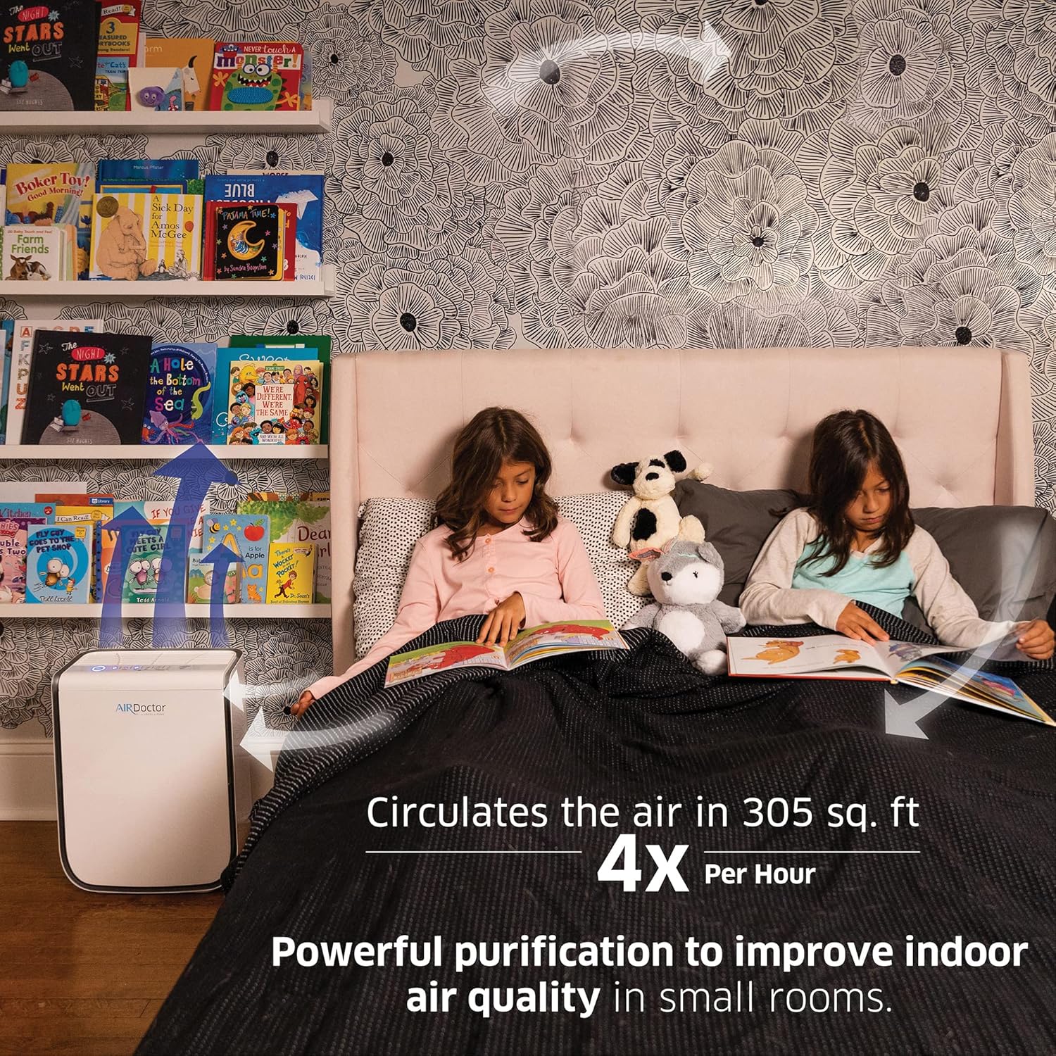 3-Stage Filtration Air Purifier for Small &amp; Medium Rooms