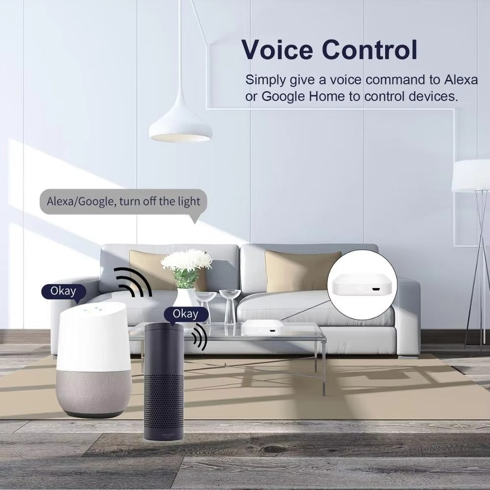 3.0 Smart Hub - Wireless/Wired Gateway Bridge for App Voice Remote Control
