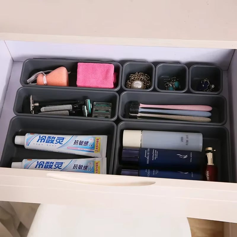 Adjustable Drawer Organizer Box &amp; Closet Storage